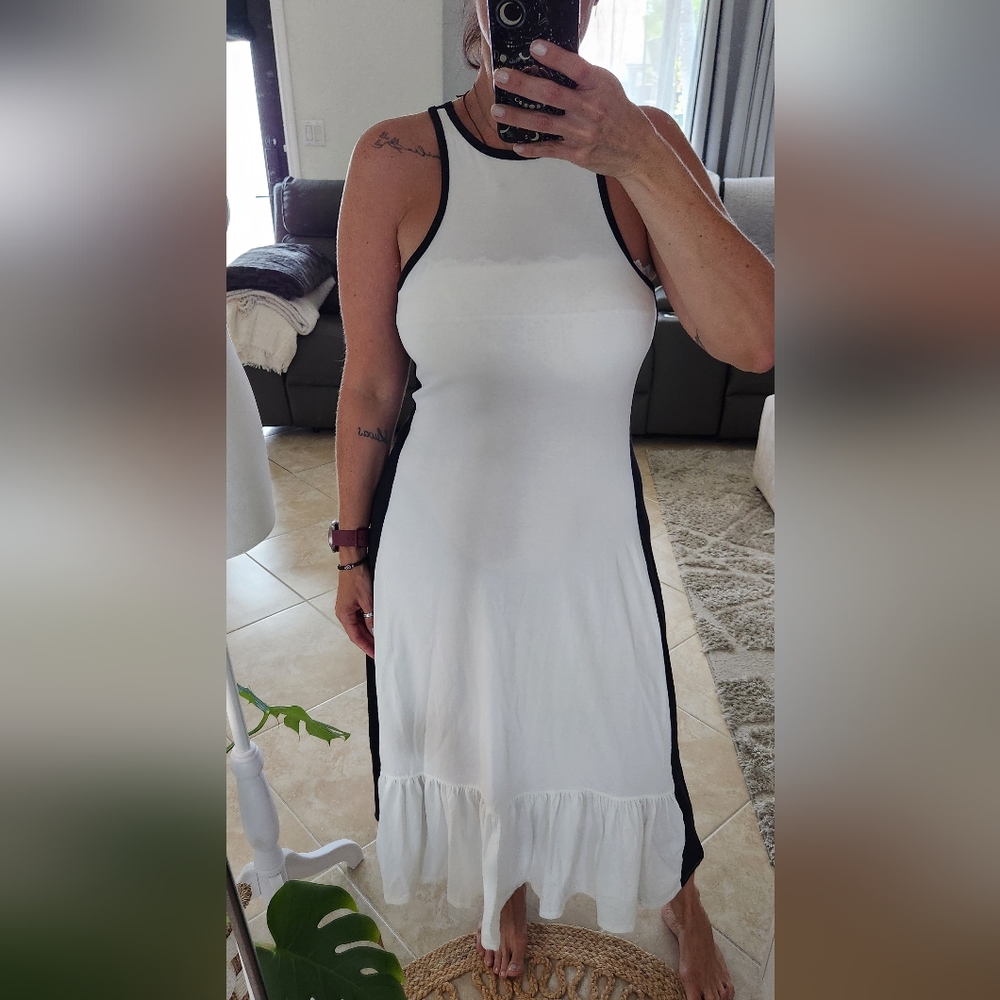 Daily Practice Colorblock Racer Midi Dress